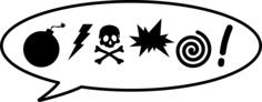 Angry symbols