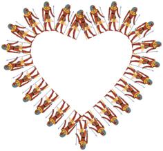 Egyptian hear frame