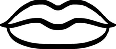 Mouth silhouette