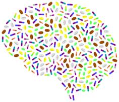 Brain made of pills