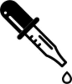 Eye dropper silhouette