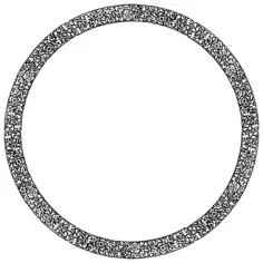 Floral circle image