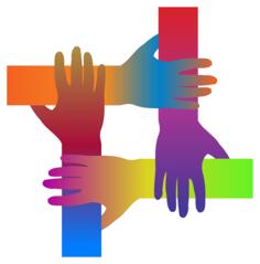 Prismatic holding hands