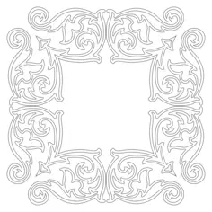 Vintage frame in black