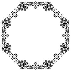 Floral aura vector image