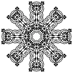 Vintage dharma wheel