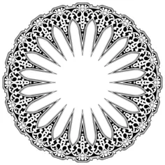 Knitted and floral decoration