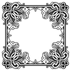 Floral empty photo support