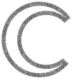 Flourish crescent Moon