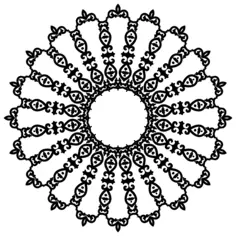 Floral derivate vector image