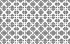 Grayscale flowery wallpaper