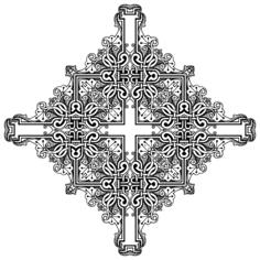 Vintage symmetric frame cross