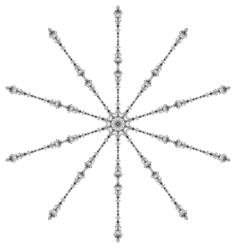 Mandala frame vector image