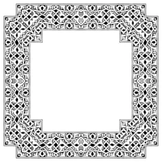 Vine frame vector image
