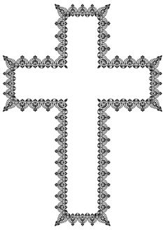 Vintage decorative crucifix