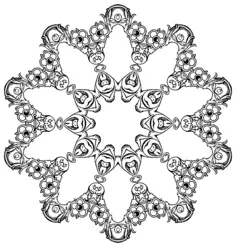 Vintage frame vector image