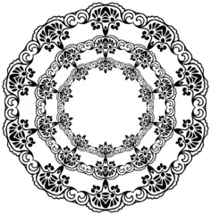 Fading floral design