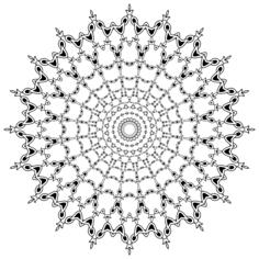 Abstract flower vector clipart