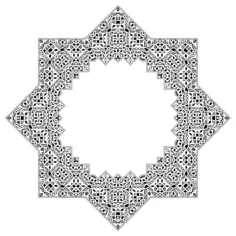 Islamic star vector image