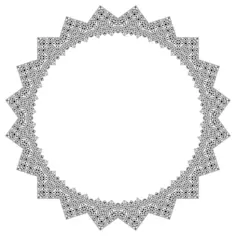 Muslim symbol vector drawing