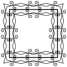 Wire cross vector silhouette