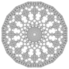 Interlocking circle vector clipart