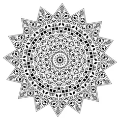 Vintage intertwined design star