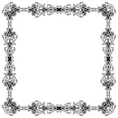 Vintage knot frame