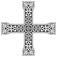 Crucifix with ornaments