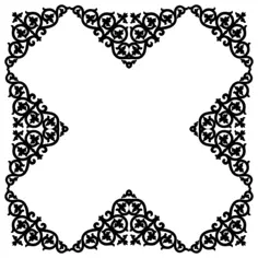 Arabic frame motifs