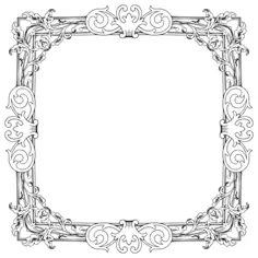 Picture frame with flowers