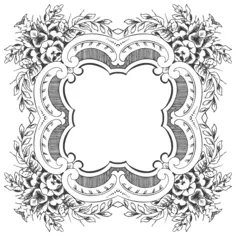 Ornate vintage frame image