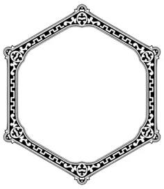 Vintage decorative support