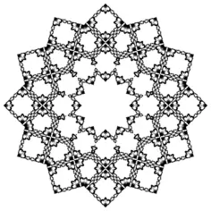 Blooming star vector image