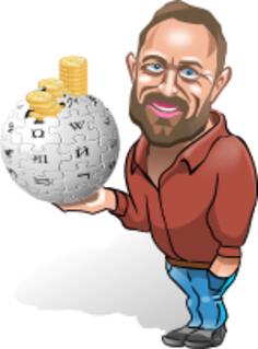 Man with money vector image