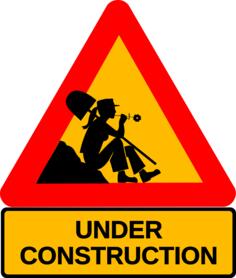 Under construction vector image
