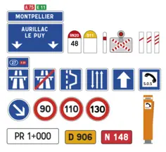 French road signs