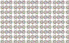 Seamless chromatic ornamental vector pattern