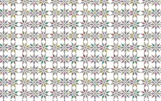 Seamless chromatic ornamental pattern