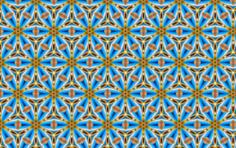 Blue and golden wallpaper