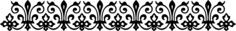 Decorative divider in black