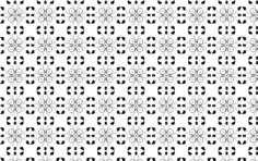 Leafy black and white wallpaper