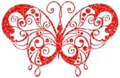 Red diamond butterfly