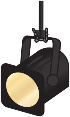 Theater or studio spotlight