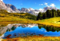 Surreal Italian Alps