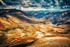 Surreal Peruvian mountains