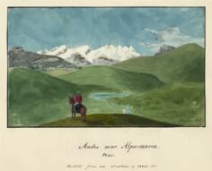 Peruvian Andes with lonesome rider