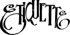 Etiquette lettering