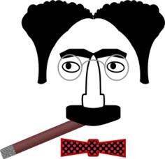 Funny man with cigar