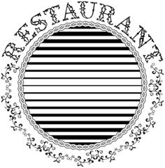 Restaurant typography